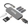 Plugable USB C Hub Multiport Adapter, 7-in-1 Hub Compatible with MacBook Pro, Windows, Chromebook, Dell XPS, Thunderbolt 3 and More (4K HDMI, 3 USB 3. 0, SDmicroSD Card Reader, 87W Charging.