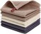 Homaxy 100% Cotton Waffle Weave Kitchen Dish Cloths, Ultra Soft Absorbent Quick Drying Dish Towels, 12x12 Inches, 6-Pack, Mixed Color.