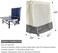 Aaaspark Indoor/Outdoor Premium Ping Pong Table Cover Waterproof Dustproof Sunscreen Heavy-Duty Folding Table Tennis Table Cover.