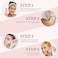 GUGUG Skin Scrubber Face Spatula - Skin Spatula Blackhead Remover Pore Cleaner with 4 Modes, Skin Care Tools-Pink.