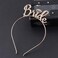 Delphinus Bride to Be SashHeadband Tiara Set, Pack of 3.