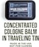 Duke Cannon Supply Co. Solid Cologne for Men Midnight Swim - Cold Water, Crisp Greens, Fresh Air - Concentrated Balm, Travel-Friendly Tin, Made with NaturalOrganic Ingredients, 1. 5 oz (1 unit.