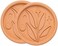 قرص Goodful لحفظ وتنعيم السكر البني بتصميم أنيق على شكل ورقة شجر، استخدامات متعددة لحاويات تخزين الطعام، قابل لإعادة الاستخدام وآمن للاستخدام مع الطعام، مصنوع من الطين، عبوة من قطعتين.