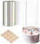 Cyimi Cake Collars 6 x 394inch, Transparent Cake Rolls, Acetate Rolls Cake Collar Clear Strips, Mousse Collars for Chocolate Mousse Baking Cake Decorating, Stickers Included.