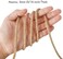 Tenn Well 5mm Jute Rope, 100 Feet 4Ply Twisted Heavy Duty and Thick Twine Rope for Gardening, Crafting, Bundling, Cat Scratching Post, Home Decor, Christmas Decorations.