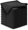 USANOOKS Microfiber Cleaning Cloth - 12Pcs (16x16 inch- 1200 Washes, Ultra Absorbent Microfiber Towels for Cars Weave GrimeLiquid for Streak-Free Mirror Shine - Microfiber Cloth.