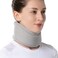 VELPEAU Neck Brace for Neck Pain and Support, Soft Cervical Collar for Sleeping, Vertebrae Whiplash Wrap Aligns, StabilizesRelieves Pressure in Spine for WomenMen(Grey, Medium 3&Prime;.
