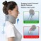 VELPEAU Neck Brace for Neck Pain and Support, Soft Cervical Collar for Sleeping, Vertebrae Whiplash Wrap Aligns, StabilizesRelieves Pressure in Spine for WomenMen(Grey, Medium 3&Prime;.