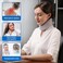 VELPEAU Neck Brace for Neck Pain and Support, Soft Cervical Collar for Sleeping, Vertebrae Whiplash Wrap Aligns, StabilizesRelieves Pressure in Spine for WomenMen(Grey, Medium 3&Prime;.