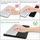 HONKID Keyboard Wrist Rest for Magic Keyboard 2 with Numeric Keypad(MQ052LL/A, A1843and Magic Keyboard with Touch ID(MK2C3LL/A, Slim Keyboard Wrist Rest Relieve PainFatigue.