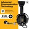 KORE AVIATION P1 General Aviation Headset for PilotsMono, Passive Noise Reduction, Noise Canceling Microphone, Acoustic Ear Cup, AUX Port, GA Dual Plug with Headset Bag (2 Items.