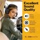 KORE AVIATION P1 General Aviation Headset for PilotsMono, Passive Noise Reduction, Noise Canceling Microphone, Acoustic Ear Cup, AUX Port, GA Dual Plug with Headset Bag (2 Items.