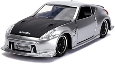 Jada Toys FastFurious 2009 Nissan 370Z 1:32 Scale Die-cast Vehicle, Silver.