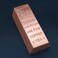 Mint State Gold 1 Pound Copper Bar Ingot Paperweight - 999 Pure Chemistry Element Design with Certificate of Authenticity by.