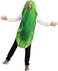 Spooktacular Creations Halloween Pickle Costume Adult, Unisex Food Costume, Funny Costume for Men, Fruit Jumpsuit for Cosplay, Green, M.