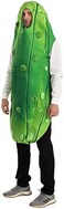 Spooktacular Creations Halloween Pickle Costume Adult, Unisex Food Costume, Funny Costume for Men, Fruit Jumpsuit for Cosplay, Green, M.