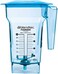 Blendtec FourSide Jar (75 oz, Blender Jar, Commercial Grade, Hard Lid, BPA Free, Blue.