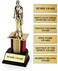 Surreal Entertainment The Office Dundie Award Replica With 6 Interchangeable Plates8 Inches Tall.