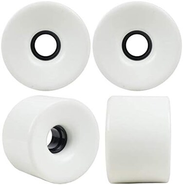عجلات لوح التزلج RaceBon 60mm Longboard صلابة 78A عجلات بولي يوريثان للتجول مع مجموعة مجانية من 4 محامل وفواصل 608.