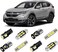 طقم إضاءة LED داخلية بيضاء من BRISHINE لهوندا CR-V موديلات 2013 2014 2015 2016 2017 2018 2019 2020 2021، مصابيح LED داخلية فائقة السطوع 6000K، تتضمن مصابيح لوحة الترخيص وأداة التركيب.