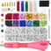 Worthofbest Hotfix Rhinestone Applicator with 3400 Pcs Hot Fix Rhinestones, Bedazzler Kit with Rhinestones, Bedazzle Tool Gun for Clothing, Clothes, Fabric - 3mm 4mm 5mm SS10/SS16/SS20.
