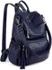 UTO Women Backpack Purse PU Washed Leather Convertible Ladies Rucksack Tassel Zipper Pocket Shoulder Bag.