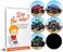 CRADLE PLUS PREGNANCY BABY &amp; TODDLERS Potty Training Seat Magic StickerMonster Truck Potty Training Toilet Color Changing Sticker5 Pack Toilet targets for potty training boysUse with or Without Potty