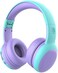 gorsun (Purple- Bluetooth Kids Headphones with Microphone,Children's Wireless Headsets with 85dB Volume Limited Hearing Protection,Foldable Adjustable Stereo Over-Ear Headphones for Boys and Girls.