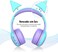 gorsun (Purple- Bluetooth Kids Headphones with Microphone,Children's Wireless Headsets with 85dB Volume Limited Hearing Protection,Foldable Adjustable Stereo Over-Ear Headphones for Boys and Girls.