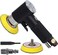 YELWAY 2" and 3" Random Orbital Air Mini Sander, Pneumatic Sander for auto sanding tools, 15,000 RPM Air angle sander, Pneumatic angle sander,Dual Action Polisher.