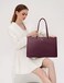 LOVEVOOK Laptop Bag for Women 15. 6 Inch Tote Bags Waterproof Leather Briefcase Computer Women Business Office Work Bag.