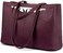 LOVEVOOK Laptop Bag for Women 15. 6 Inch Tote Bags Waterproof Leather Briefcase Computer Women Business Office Work Bag.
