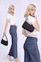 YIKOEE Small Nylon Shoulder Bags for Women Elegant Feminine Mini Handbags with Zipper Closure.