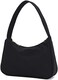 YIKOEE Small Nylon Shoulder Bags for Women Elegant Feminine Mini Handbags with Zipper Closure.