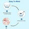 EastermCare Kids Mouth Guards for Teeth Grinding, Pack of 4 Bite GuardsDental Guard Case, Eliminate Clenching Bruxism, Teeth Whitening TraySports, Child Moldable Bite Guards(5-10 years old kids.