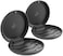 ZIZNBA 2 Pack Retainer Cases, Solid Orthodontic Retainer Cases-Black.