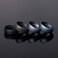 ThunderFit Silicone Rings for Men - 7 Rings / 4 Rings / 1 Ring - Breathable Patterned Design Wedding Bands 8mm Wide - 2. 5mm Thick.