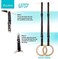 Vulken Adjustable Numbered Straps for Gymnastic Rings Carabiners Quick Hook System Easy to Set Up One Pair ly.
