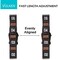 Vulken Adjustable Numbered Straps for Gymnastic Rings Carabiners Quick Hook System Easy to Set Up One Pair ly.