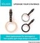 Vulken Adjustable Numbered Straps for Gymnastic Rings Carabiners Quick Hook System Easy to Set Up One Pair ly.