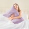 BEDELITE Satin Body Pillow Cover, Super Soft and Cooling Body Pillow Pillowcase for Hair and Skin, Breathable Silky Full Long Pillowcase Cover(20"x54", Lavender.