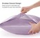 BEDELITE Satin Body Pillow Cover, Super Soft and Cooling Body Pillow Pillowcase for Hair and Skin, Breathable Silky Full Long Pillowcase Cover(20"x54", Lavender.