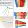LOKUNN 50 PCS Large Eye Plastic Needles(3. 5Inch/9cm, Blunt Needles Learning Needles, Safety Plastic Lacing Needles for Kids and Sewing Handmade Crafts.