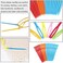LOKUNN 50 Pcs Large Eye Plastic Needles, 2. 7inch/7cm Learning Needles, Yarn Needles Darning Needle Plastic Sewing Needles Tapestry Needles, Safety Plastic Lacing Needles for DIY Sewing Handmade Craft