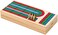 Regal Games Traditional Wooden Cribbage Board Set - Classic Tabletop Game - Includes 1 Wood Game Board, Deck of Cards, 9 Metal Pegs - Fun for Family Game Night - for 2-4 Players - Ages 8.