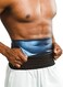 Sweat Shaper Premium Waist Trimmer for Men, Waist Trainer Sauna Belt, Neoprene-Free Waist Cincher, Sauna Slimming Belt.