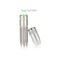 جهاز فحص البيض NestEcho LED Light Egg Candler Tester Egg Candler Tester مصباح فحص البيض لجميع أنواع البيض... (فضي).