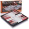 QuadPro Magnetic Backgammon Board Game Set with Folding Board Travel Games for Kids and Adults.