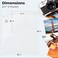 أكمام صور Dunwell مقاس 5x7 للمجلدات ذات 3 حلقات، (عبوة من 25 قطعة لـ 100 صورة، كل ورقة تتسع لأربع صور أو بطاقات بريدية مقاس 5x7، صفحات إعادة تعبئة ألبوم الصور مصنوعة من بلاستيك بولي خالٍ من الأحماض).