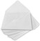 Wanderings Handmade White Deckle Edge Envelope - 4. 25x6. 25" Package of 25 - for Announcements, Wedding Invitations, Greeting Cards, Crafts - Thick 130 GSM.